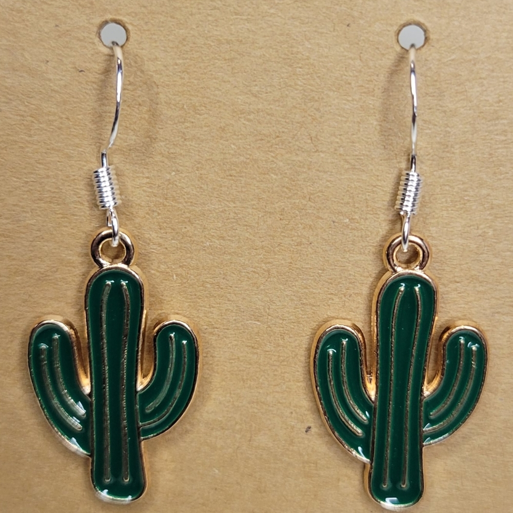 Saguaro Cactus Earrings